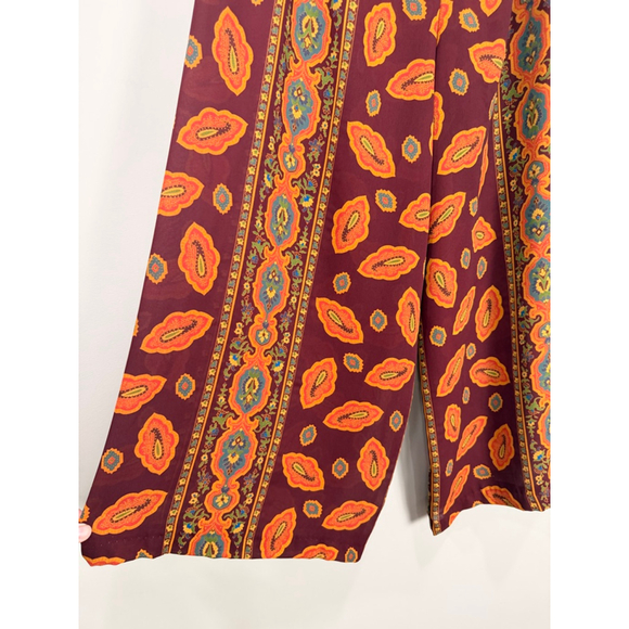 Vintage 90’s Victoria's Secret Collection Lounge Set Paisley M - Picture 7 of 12